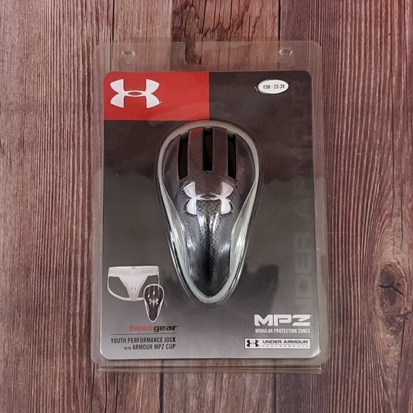 2008 Rare Under Armour Heatgear Youth Medium Performance Jock w/ Armour MPZ Cup - Picture 1 of 11